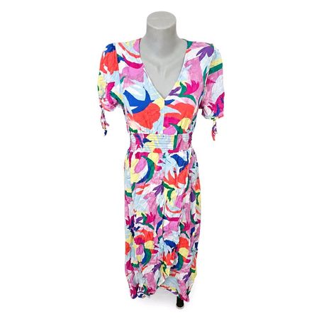 ESPRIT Sommer/Strandkleid Solano Beach Gr. L Bunt