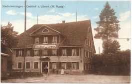 NIEDERWENINGEN Gasthaus z. Löwen (M. Marty) Photo Sattler