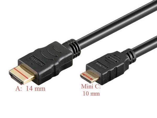 Cavi: Mini HDMI Kabel Highend  Mini C auf A HD – Nuovo e nell'imballaggio originale da Buchs SG venduto da myeasyshop