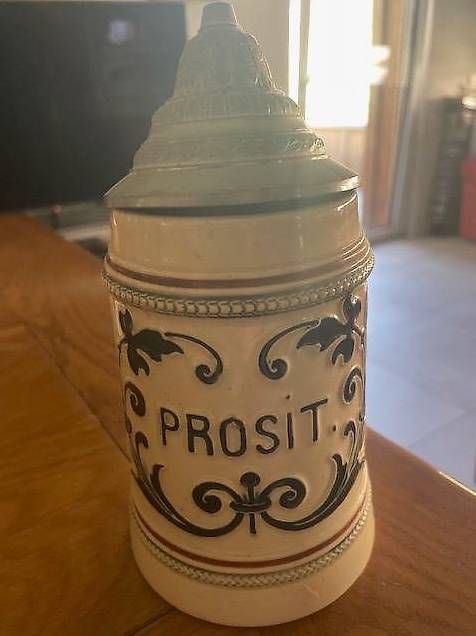 Tutte le decorazioni: 6 anciens pots à bière 0.5 L – Usato da Colombier NE venduto da Boy48 1