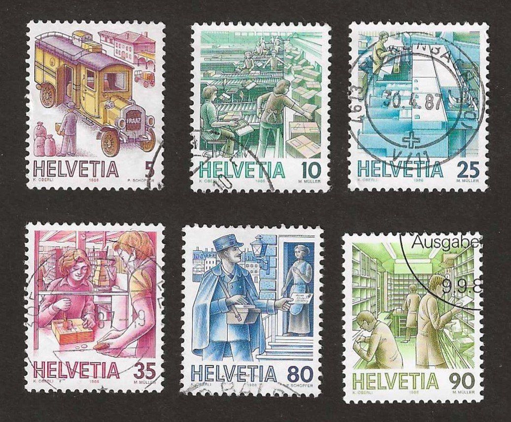 Tutti i francobolli: 1987 Z 731x-742x  Phospho.gebraucht – Usato da Susten venduto da lmf_98wh