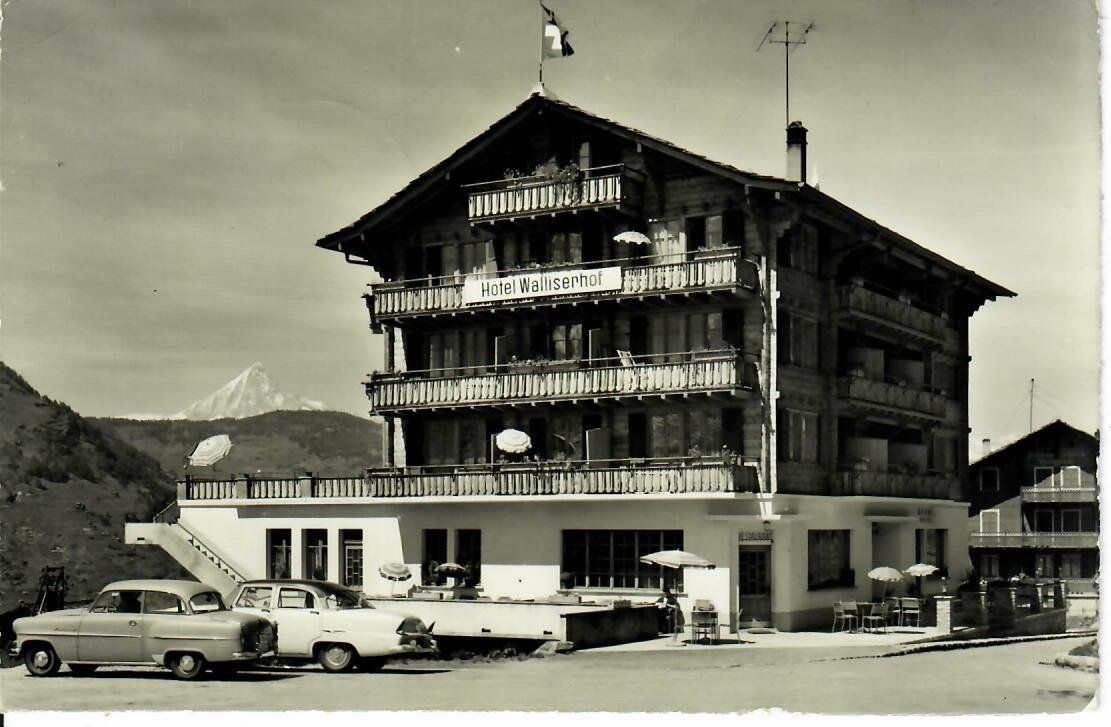 Cartoline postali: Hotel Walliserhof Grächen – Usato da Hochdorf venduto da Ziegel-16
