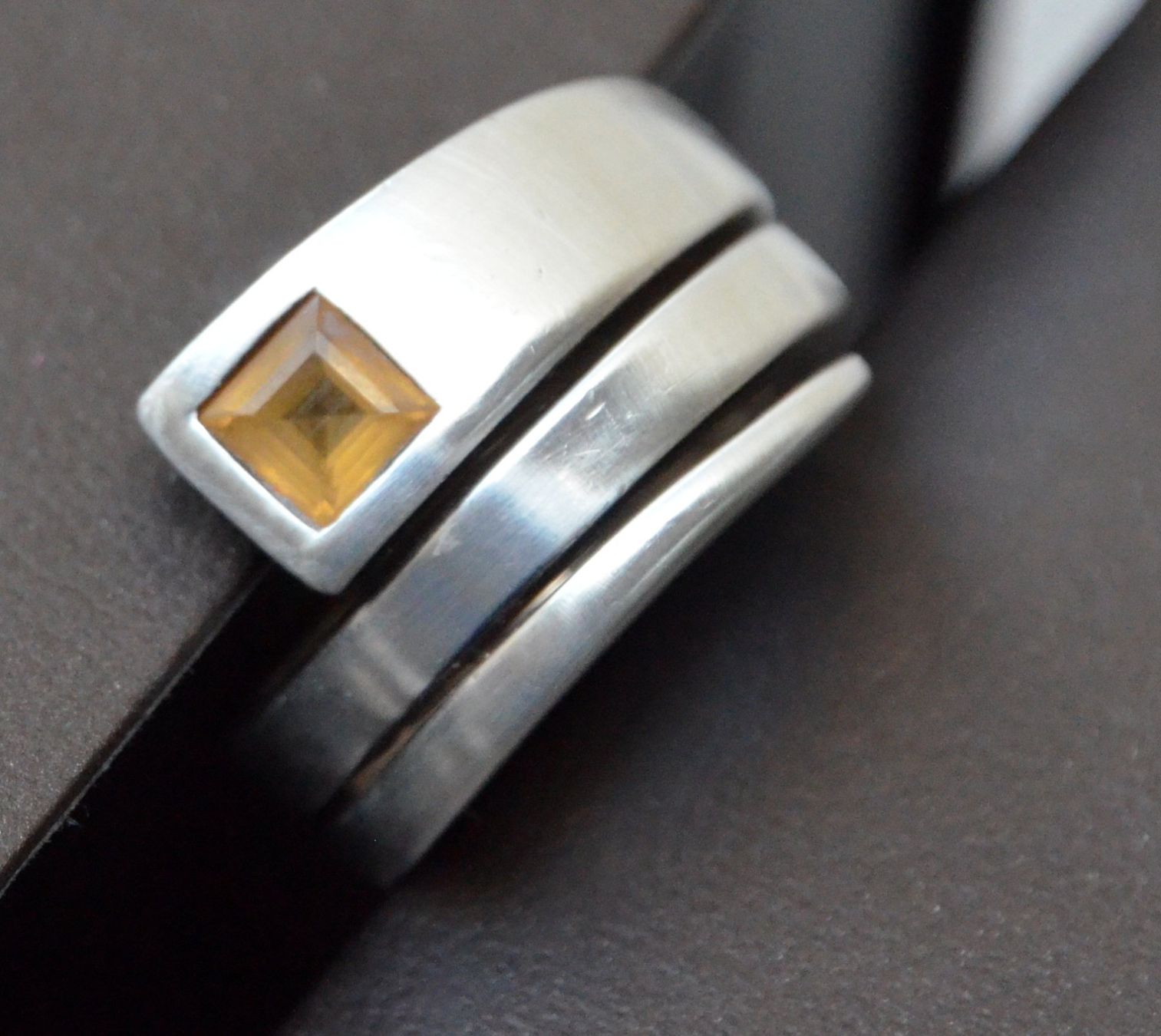 Gucci Anelli: Gucci Ring / Bague Silber/ Argent 925 Topas - topaze – Usato da Collonges venduto da Auganien 1