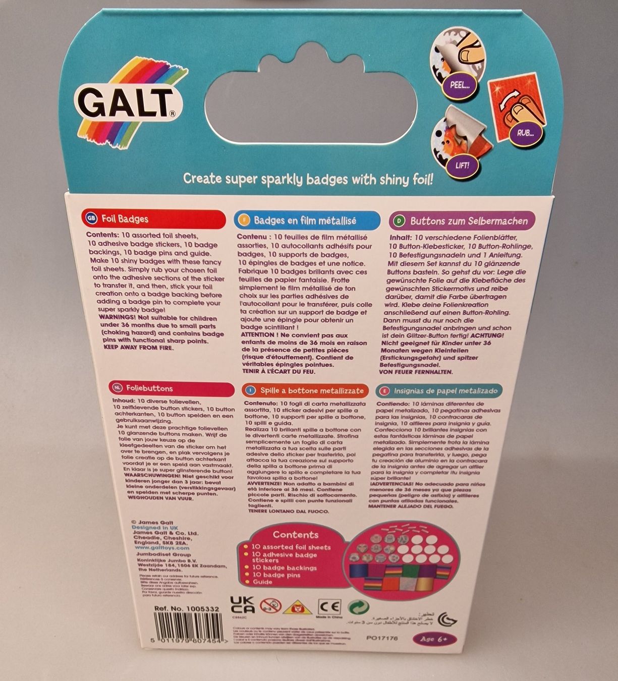 Kit bricolage: Galt Bastelset Buttons selber machen Neu – Nuovo e nell'imballaggio originale da Oberuzwil venduto da aseinkaufswelt 1