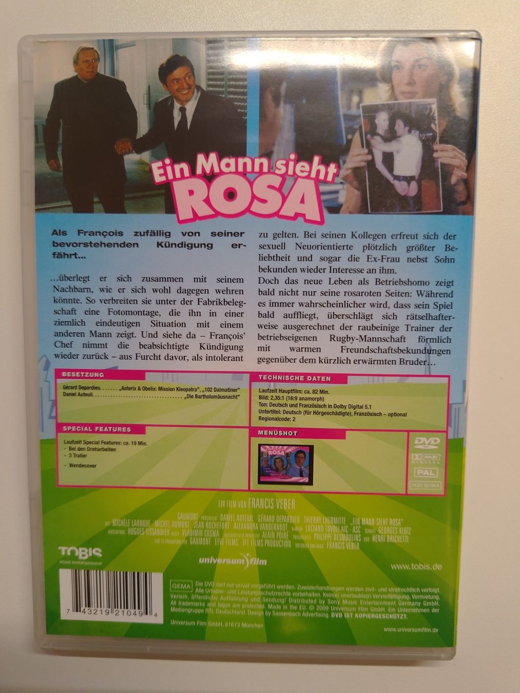 Tutti i DVDs: Ein Mann sieht rosa – Usato da Liestal venduto da Kratzilla 2