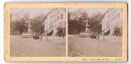 Stereo-Fotografie Genf, Place du Bourg d