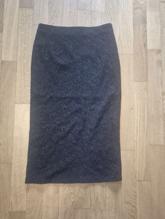 MNG Collection Black Lace Skirt - Elegant & Classic Sz 36