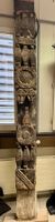 Ancienne poutre de maison, bois sculpté, rare, 18ème