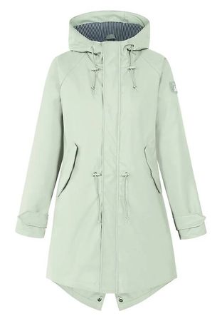 Derbe Friese Parka Grösse 40 Mint grün