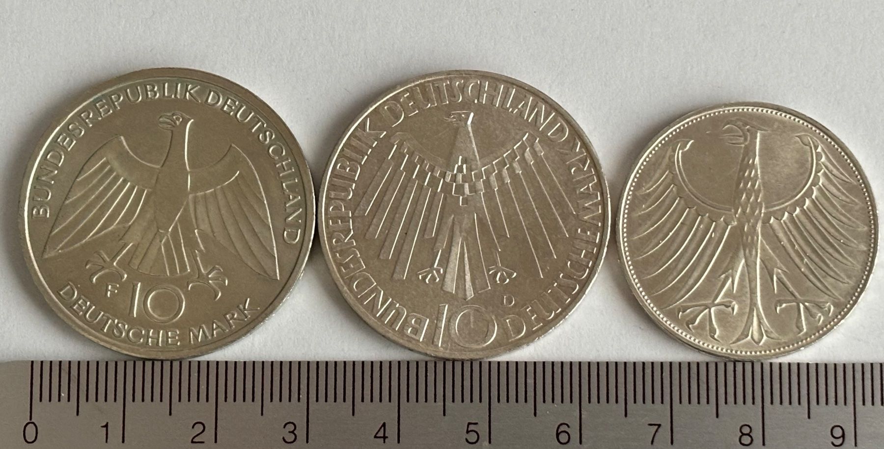 Tutti le monete: 3 Münzen Deutsche Mark 1972 silber 625 – Usato da Esslingen venduto da Danielp 3