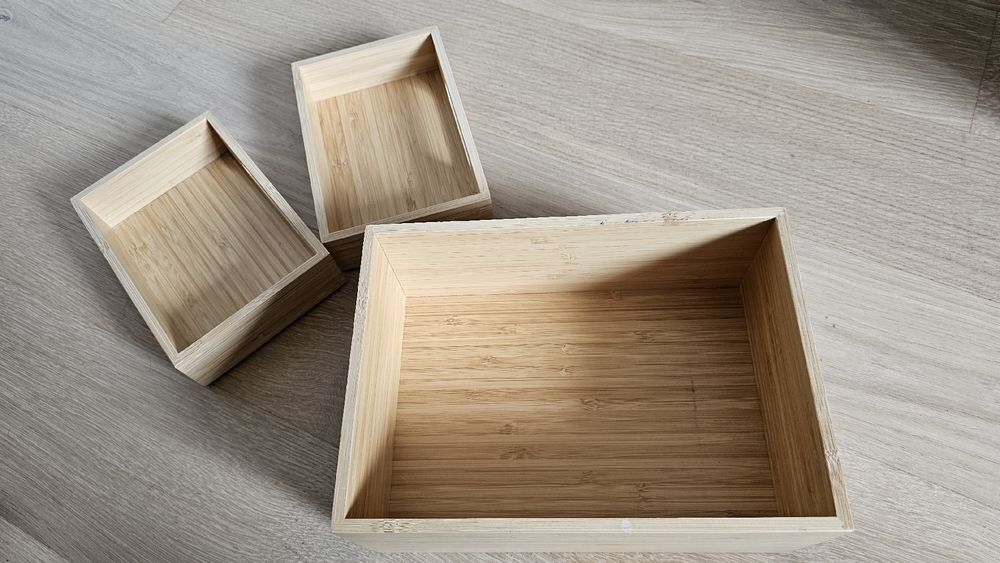 IKEA Dragan Bambusboxen (Gebraucht) in Mels fr CHF 5  mit Lieferung auf  Ricardo kaufen