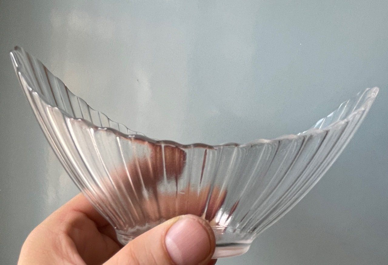 Bicchieri: 4er-Set Glas-Desssertschale "Schiff" – Usato da Buchs SG venduto da Handyman77 3
