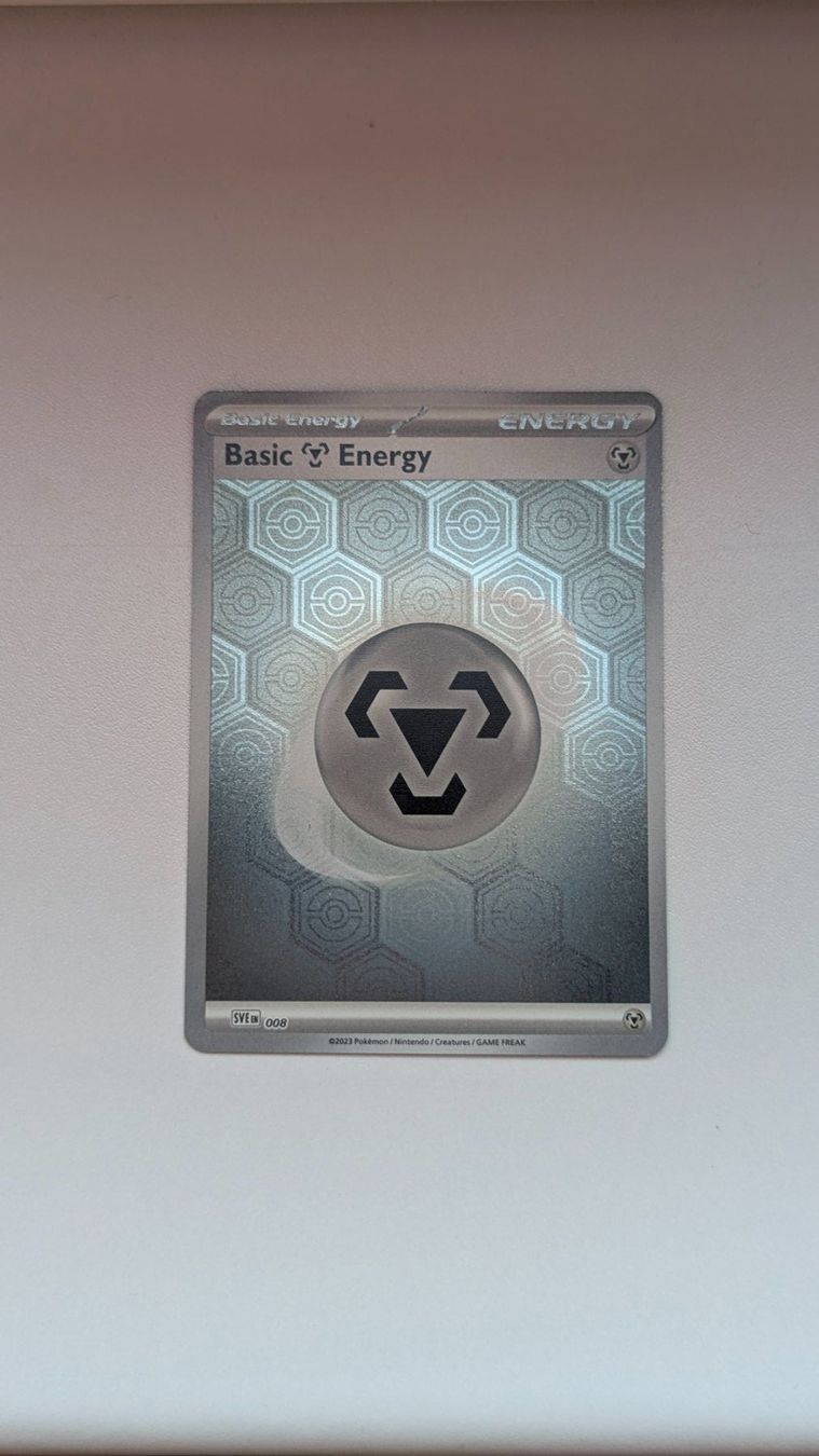 Pokémon Carte collezionabili: Pokémon | EN | SVE | Reverse Holo | Basic Metal Energy (005) – Usato da Basel venduto da Pokemon_TR4D3R