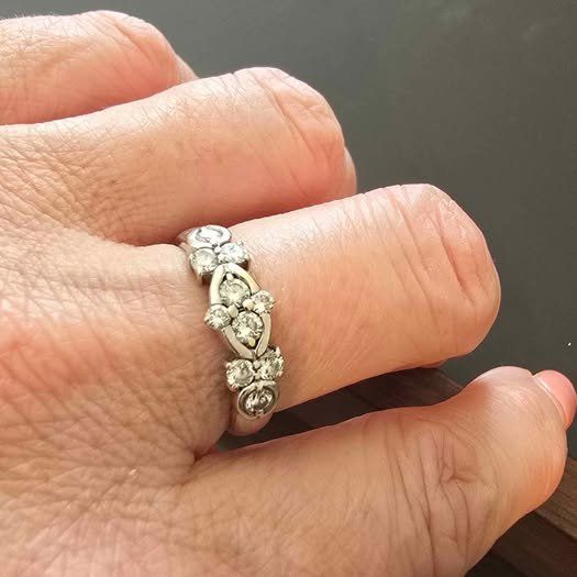Anelli: Diamond and gold ring – Usato da Chavannes-des-Bois venduto da sarahzo 3