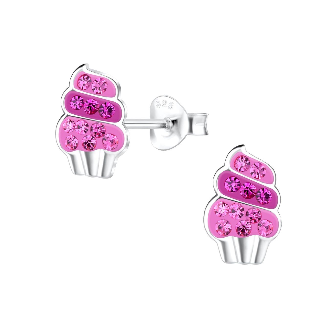 Orecchini pendenti & Orecchini a lobo: Kinder Ohrringe CUPCAKE Sterling Silber – Nuovo e nell'imballaggio originale da Stallikon venduto da Bergli18 3
