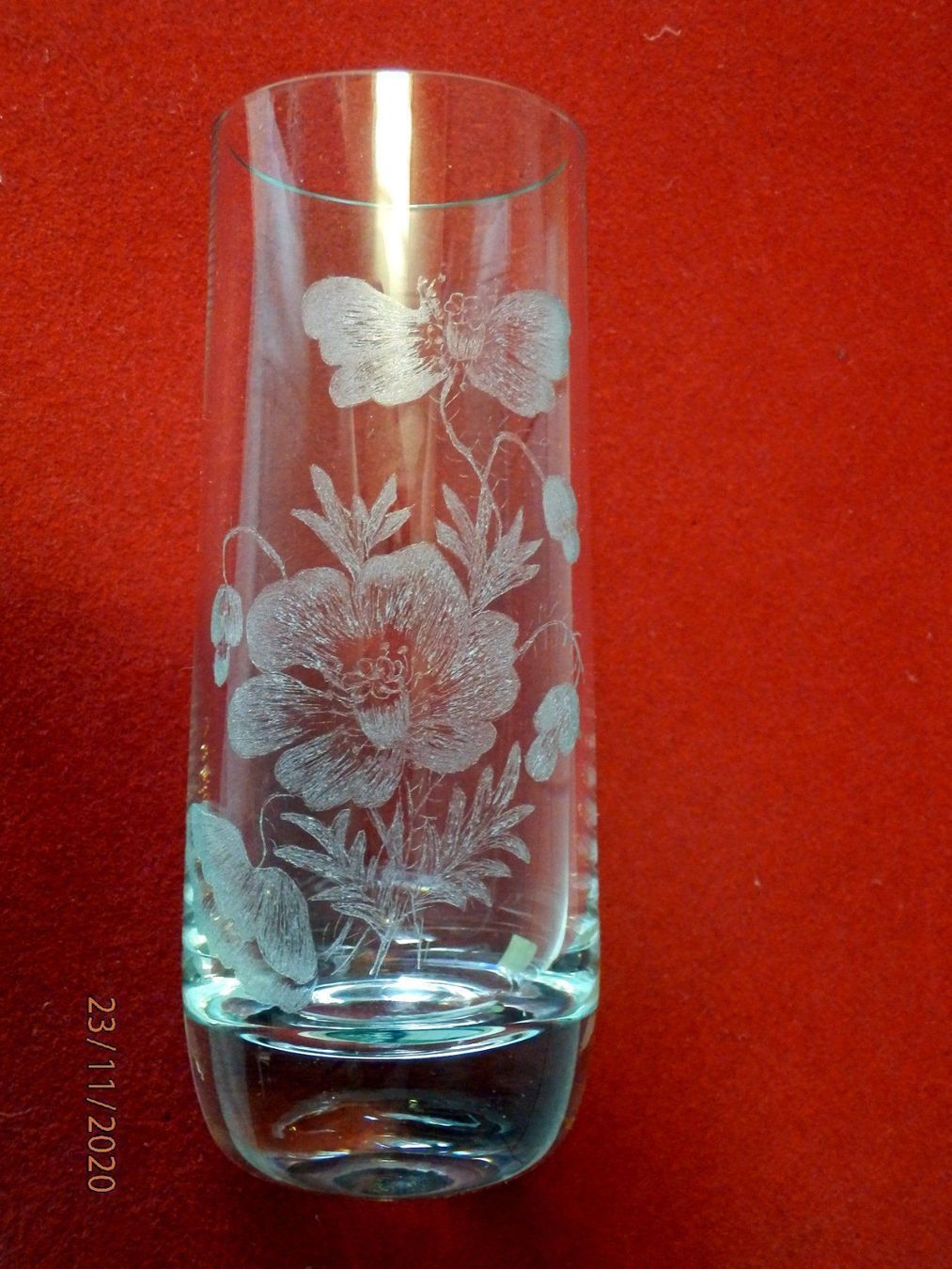 Gläser: Vase oder Trinkglas, Kristallglas, – Gebraucht aus Ueberstorf von dinbau 5