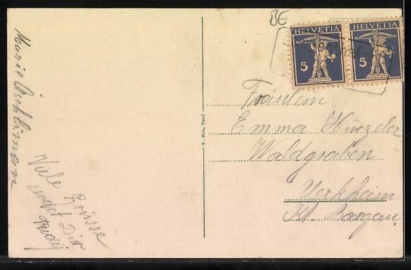 Cartes postales: AK Langenthal, Kantonalbank und Amtshaus – D'occasion à Berlin par bartko-reher 1