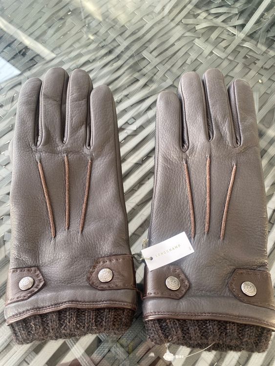 Autres accessoires hommes: Longchamp Leder-Handschuhe Neu ( 9) – Neuf avec emballage d'origine à Vezia par sidu03