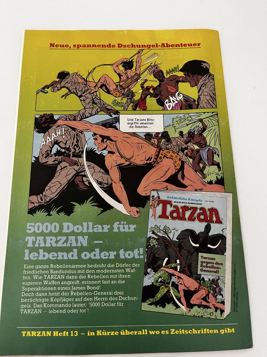 BD: Tarzan Heft 13 - Comic - Gebraucht – D'occasion à Recherswil par Solheure66 1