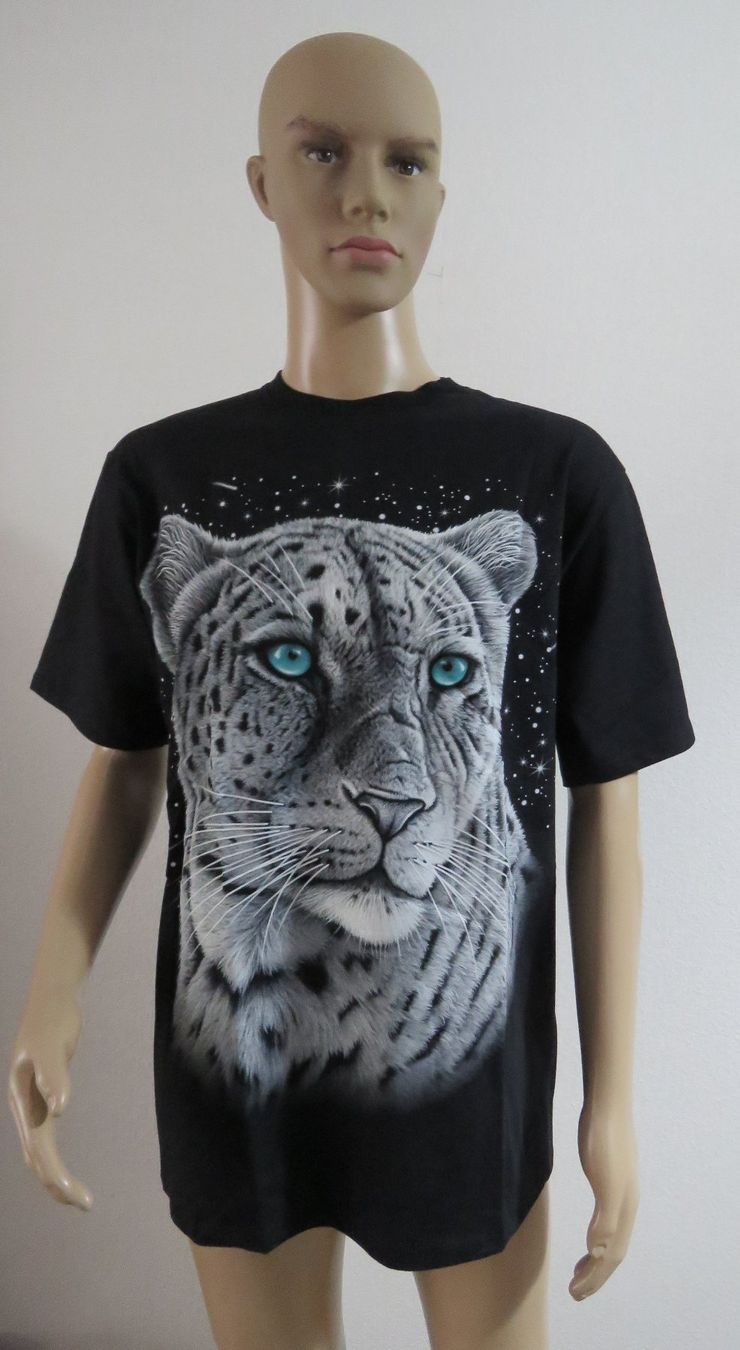 T-shirt: T-Shirt - LEOPARD - Neu - Grösse: L - 100% Baumwolle – Nuovo e nell'imballaggio originale da Grenchen venduto da Yamahwildstar16