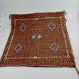 Sabra Kissenbezug aus Kaktus-Seide, Vintage -Look