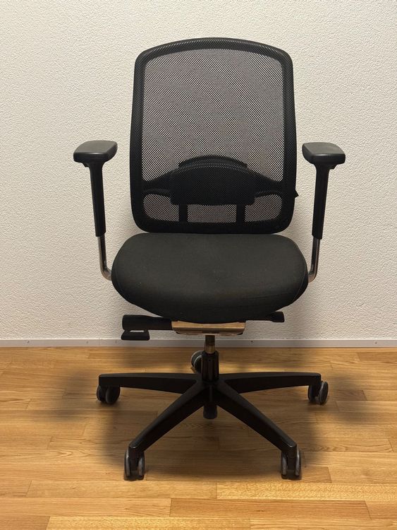 Topstar New S'move Black-Edition Bürostuhl - Dynamisch Sitzen, Gesunder Rücken | 3D-Bewegung, Netzrücken, Verstellbar | Fürs Homeoffice & Büro