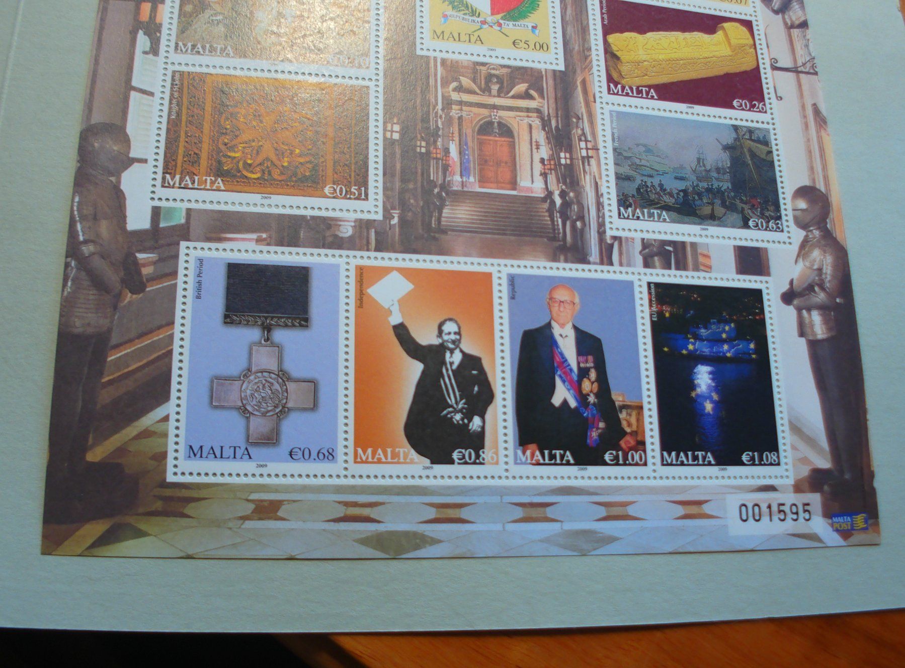 Tutti i francobolli: Malta Bogen Definitive Issue 2009, ** – Usato da Niederwil AG venduto da morostahu 2