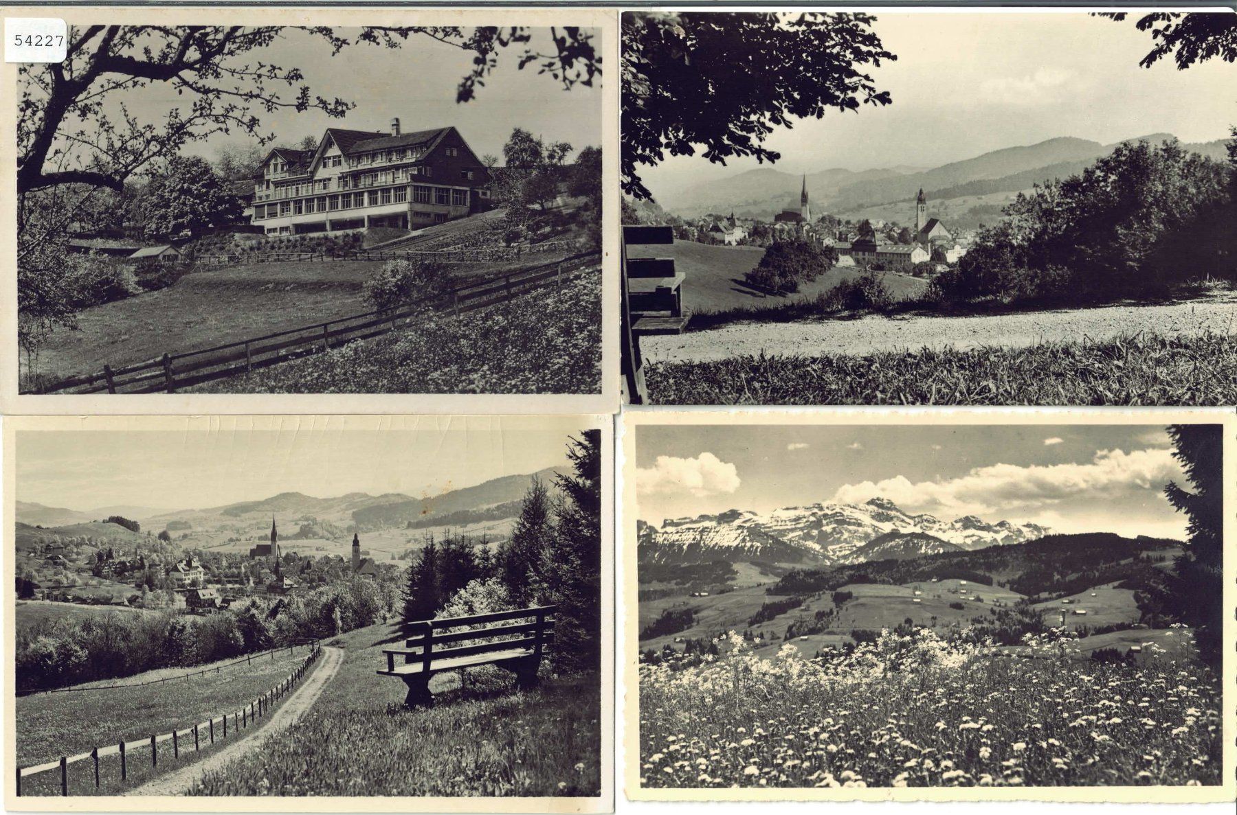 Cartoline postali: 4 AK - Degersheim – Usato da Ettingen venduto da Kartenplanet