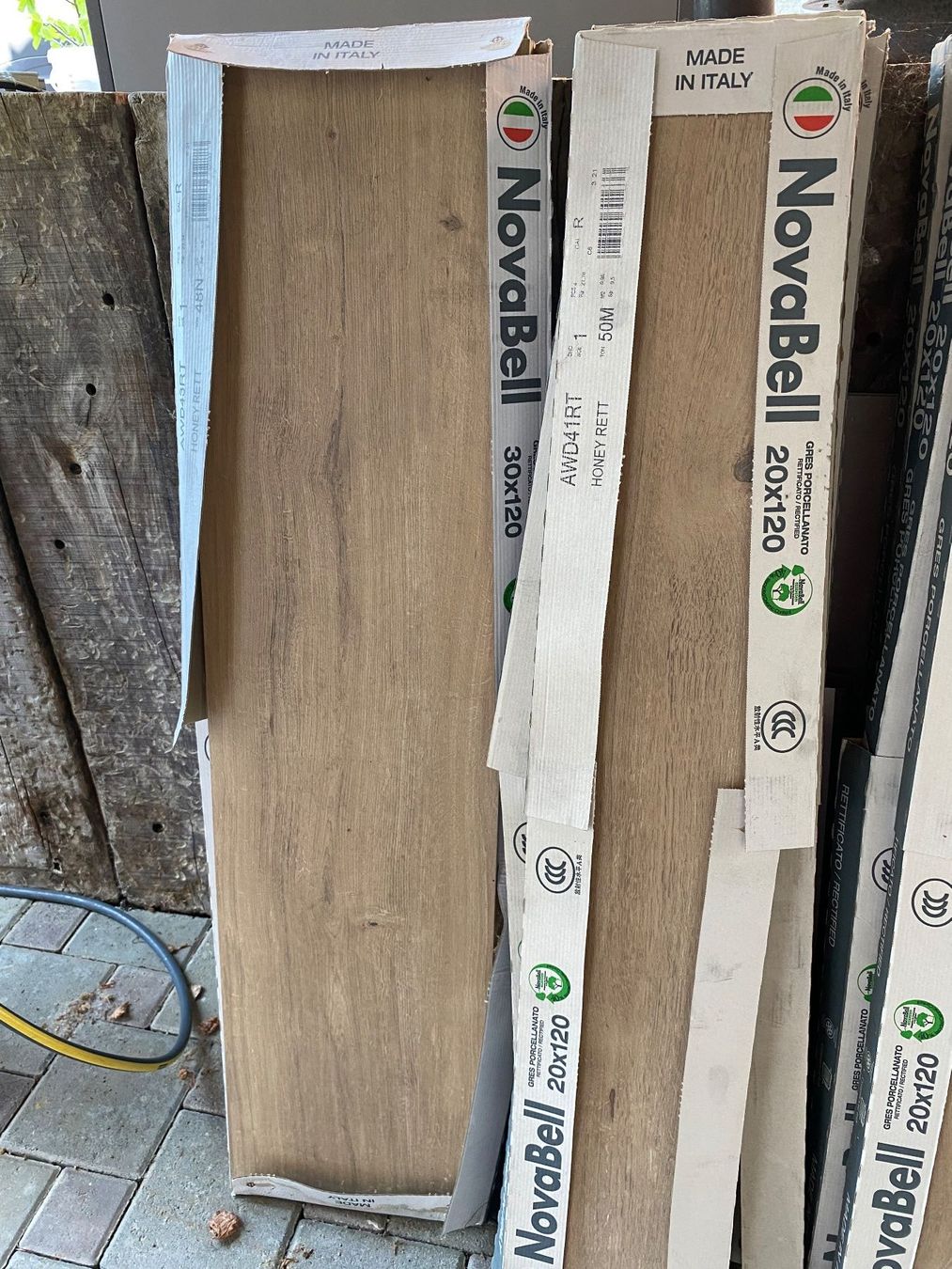 Rivestimenti per pavimenti: Carrelage NovaBell imitation Bois. – Nuovo e nell'imballaggio originale da Roches BE venduto da gibus123
