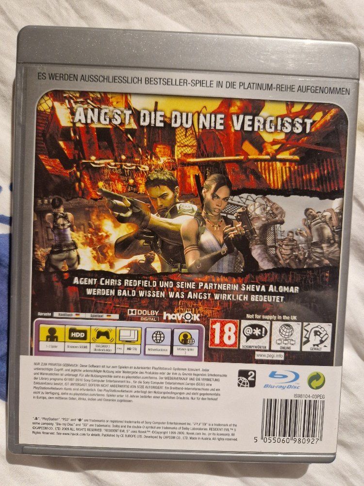 Giochi: Resident Evil 5 - Platinum Edition - Vergriffen! – Usato da Brittnau venduto da Zibu 1