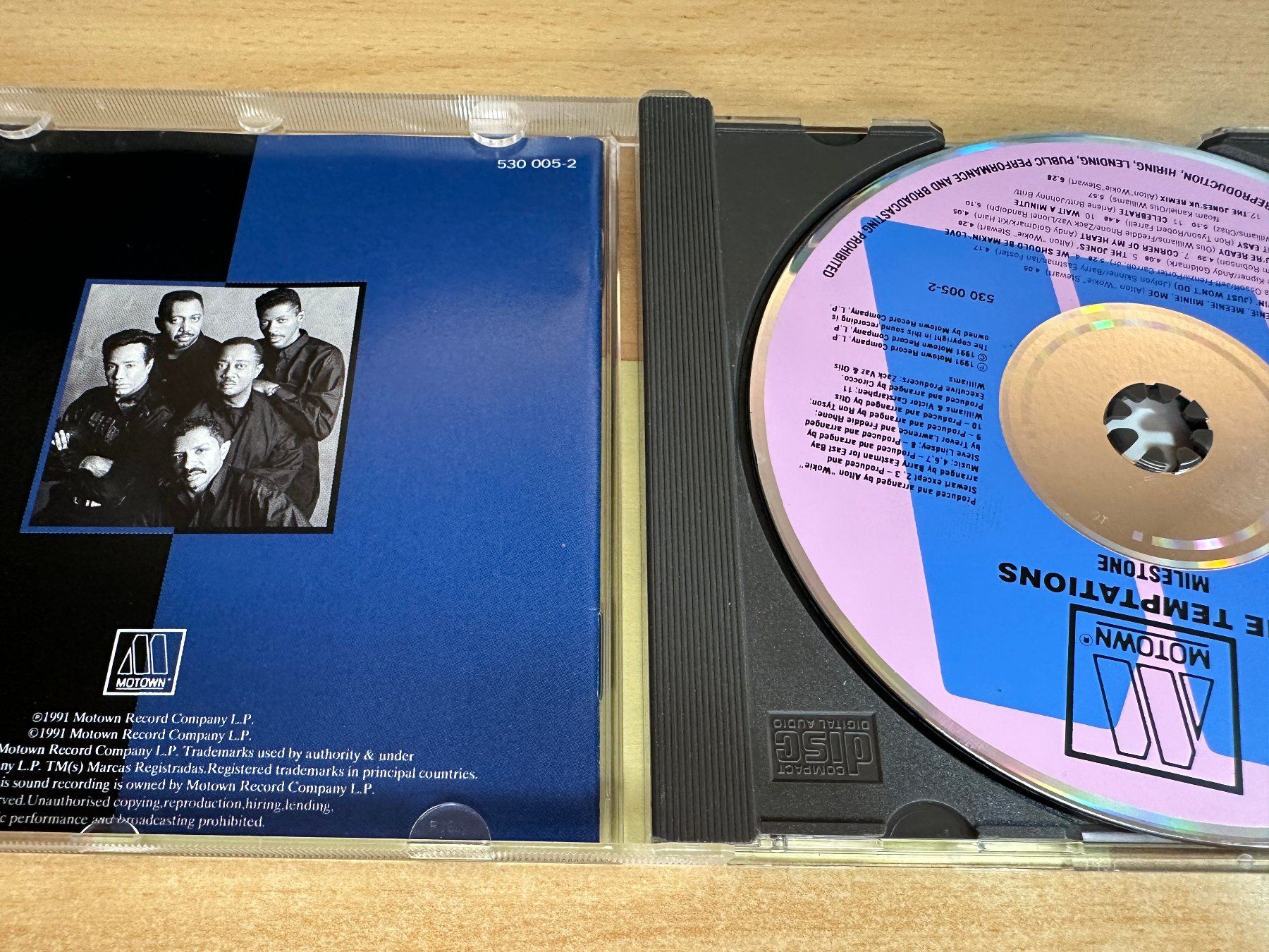 CD: T8 The Temptations – Milestone – Usato da Rikon im Tösstal venduto da Alpenmutz 2