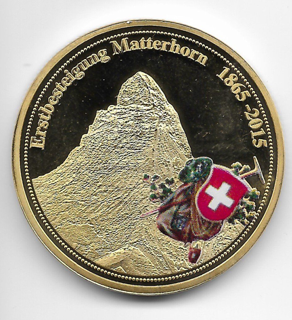 Tutti le monete: MATTERHORN TOLLE MÜNZE-MEDAILLE – Nuovo (secondo la descrizione) da Reinach BL venduto da Katzenmorli