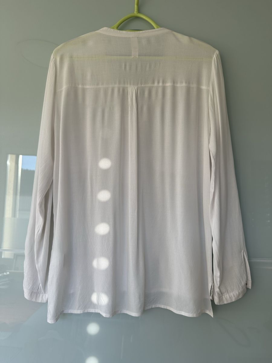 Camicette: Chemisier blanc léger et élégant - Taille 38/40 – Nuovo (secondo la descrizione) da Tramelan venduto da Imel2720 1