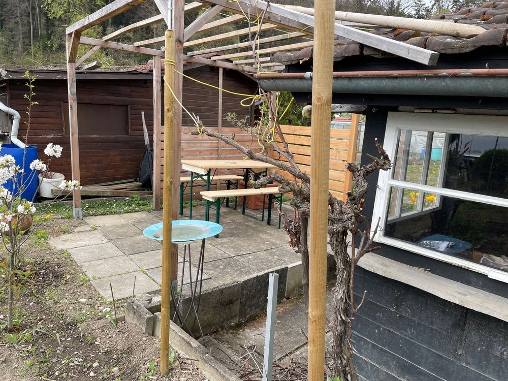 Pergola für Gartensitzplatz oder Schrebergarten Kaufen auf Ricardo