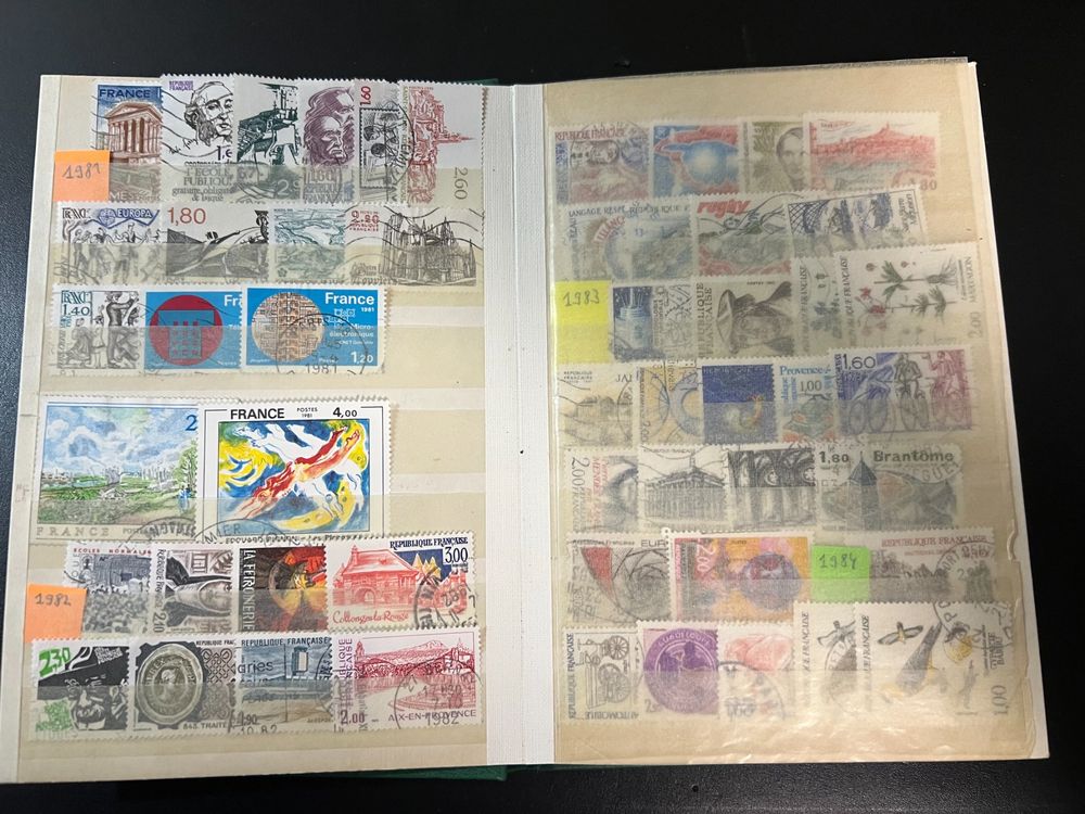 Timbres français oblitérés de 1900 à 1920