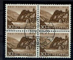 Pro Patria B79 bloc de 4 oblit.Zürich 1