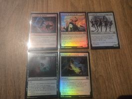 magic MTG Marvel Super Heroes (msc) lots 5 cartes foils FR 