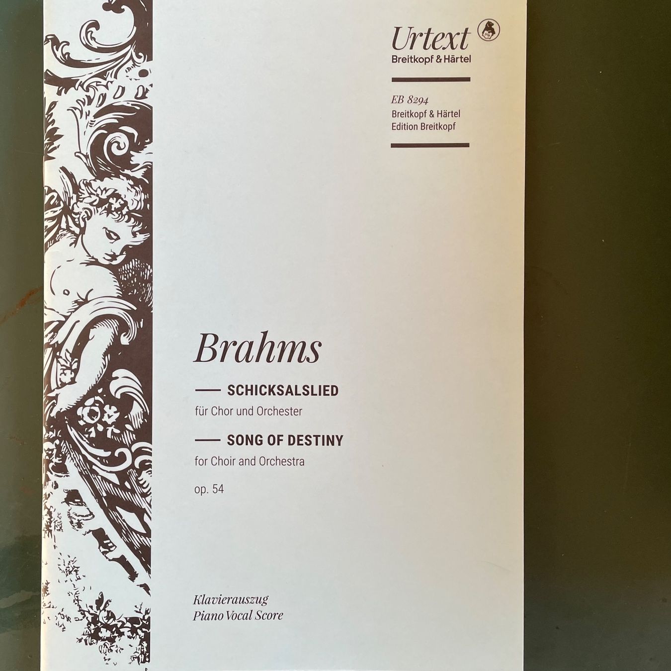 Libri: Brahms - Schicksalslied Klavierauszug deutsch – Usato da Liestal venduto da Coutellerie