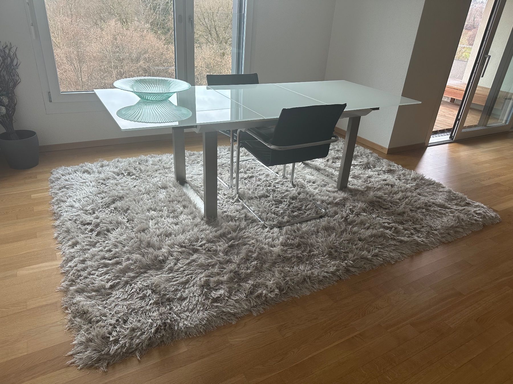 Tavoli: Ausziehbarer Glastisch – Usato da Winterthur venduto da dia_gtq2