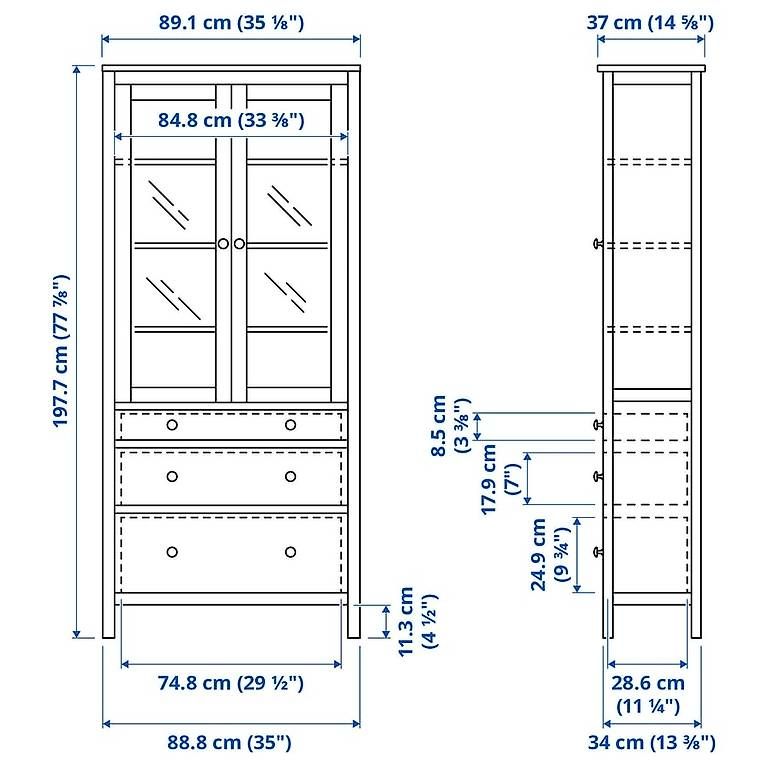 Vitrinen: Schöne Hemnes IKEA Vitrine – Gebraucht aus Zürich von bia_ 2