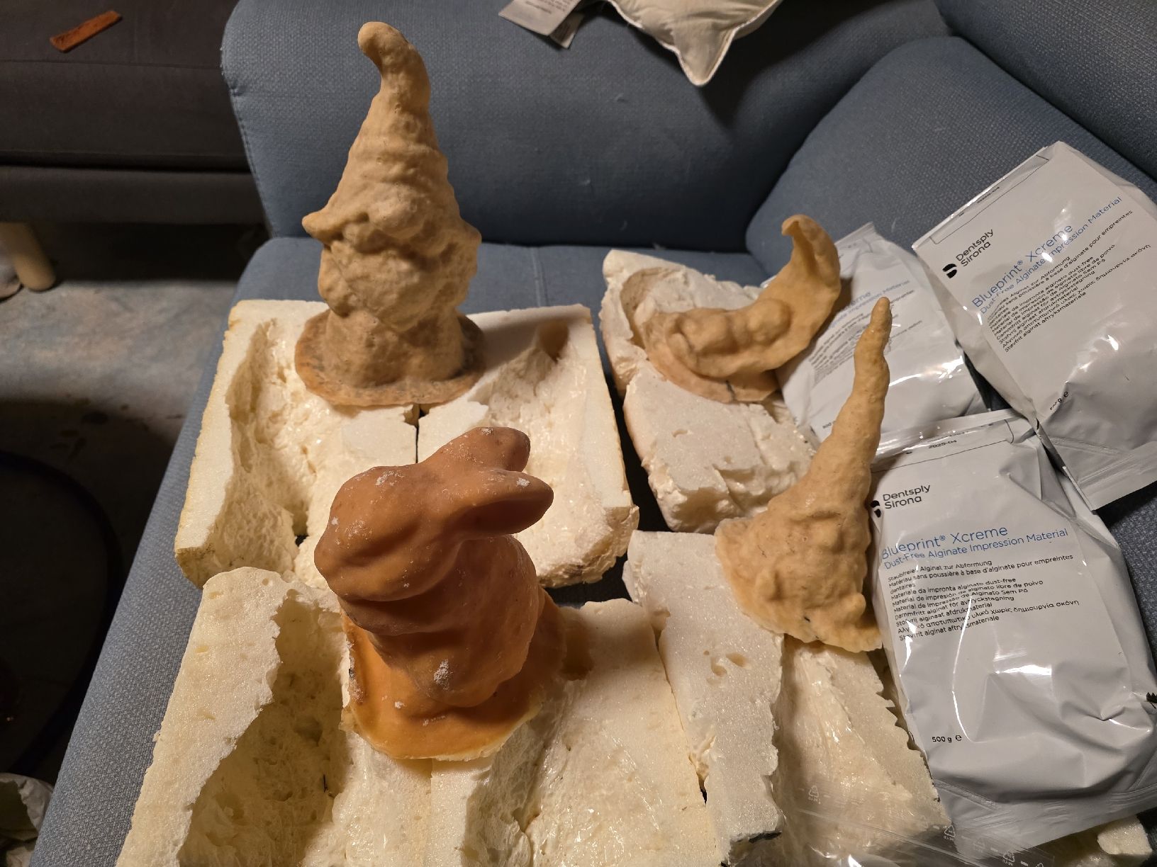 Modelliermasse: Abformmaterial Set mit 4 Formen Silikon ist spröde – Neu (gemäss Beschreibung) aus Schlattingen von Buio79