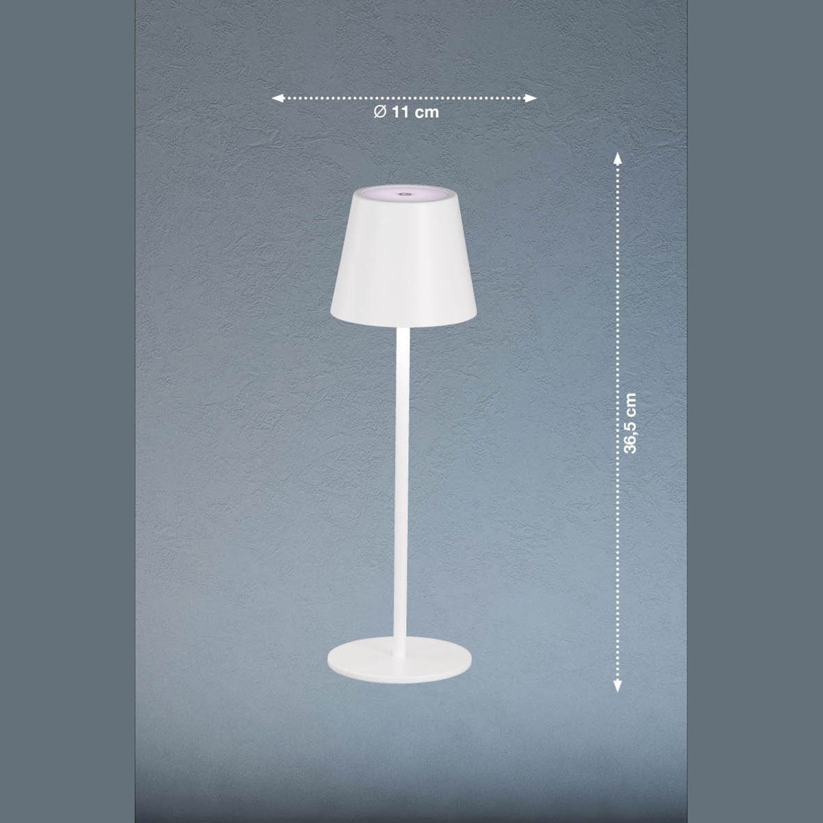 Lampen: LED Tischleuchte, Weiss, 37 cm Höhe – Neu (gemäss Beschreibung) aus Kreuzlingen von Smart-Light 2