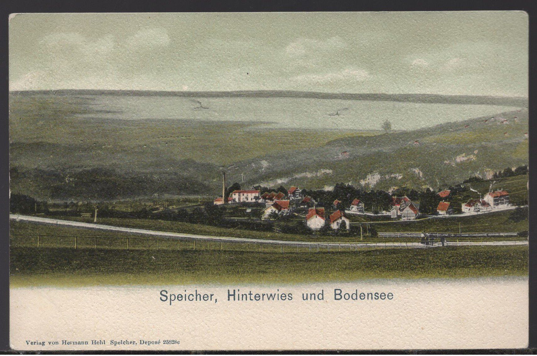 Cartoline postali: Speicher  Hinterwies und Bodensee – Usato da Aarau venduto da kufi44