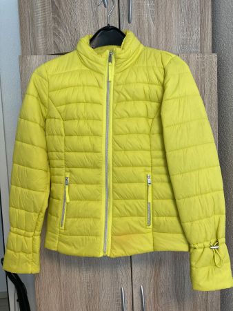 Orsay Stylische, gelbe Damen Übergangsjacke, Grösse 38