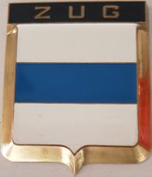 Schild / Plakette ZUG