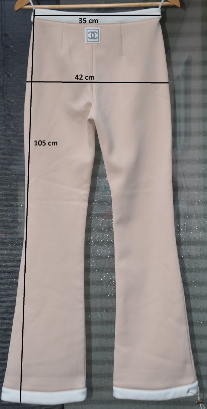 Chanel Pantaloni: Chanel Ski Hose / pantalon de ski .36 – Usato da Collonges venduto da Auganien 9