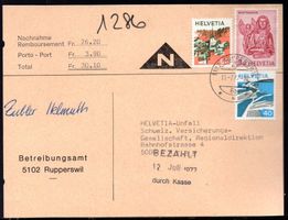 Rupperswil  11.7.77   Nachnahme