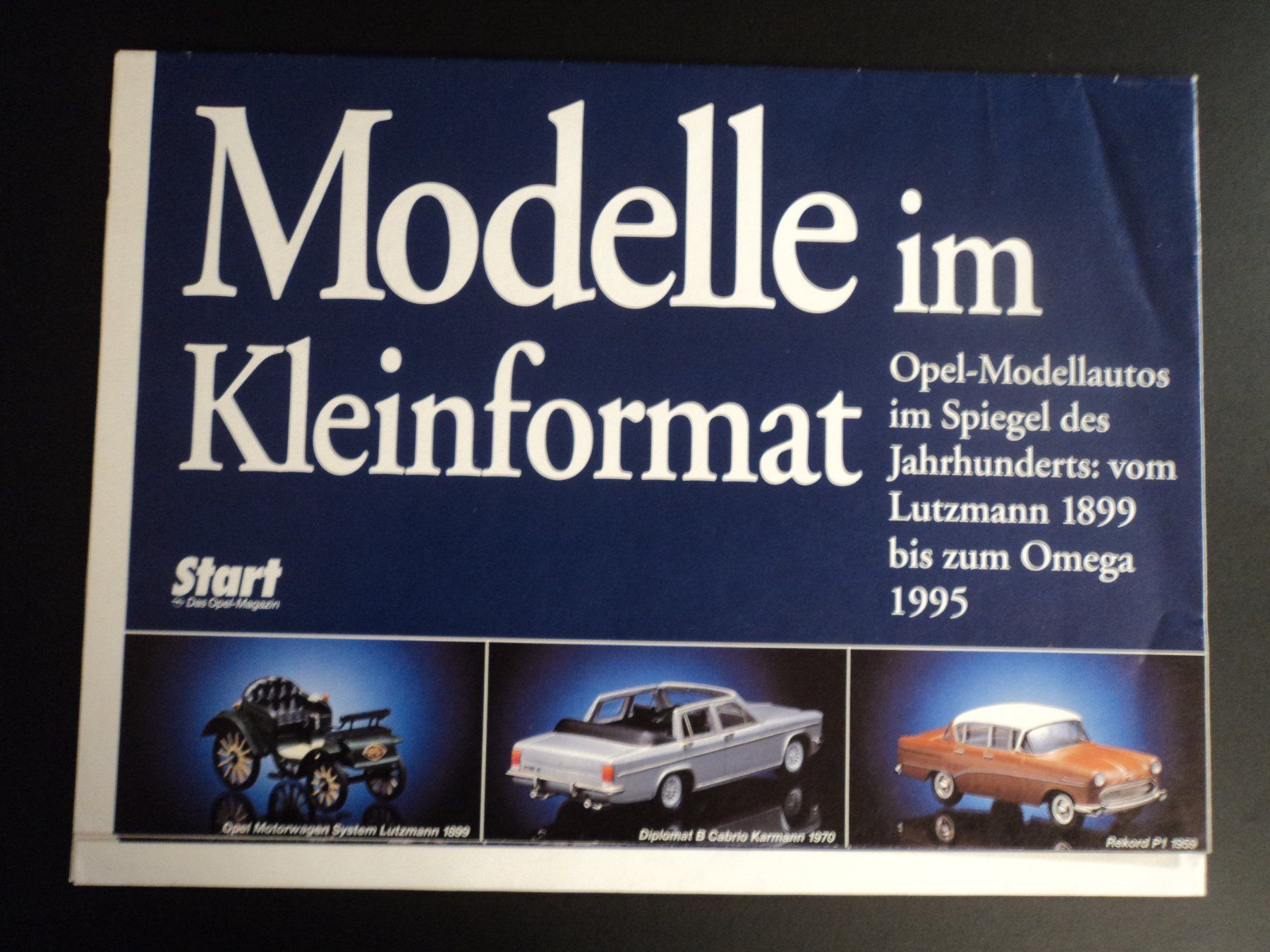 Opel Documenti: Prospekt Opel Modelle in 1/43 Poster – Usato da Schwarzenburg venduto da modelCARama