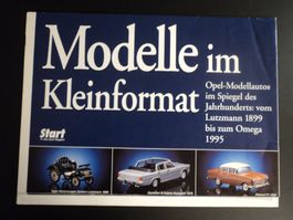 Prospekt Opel Modelle in 1/43 Poster