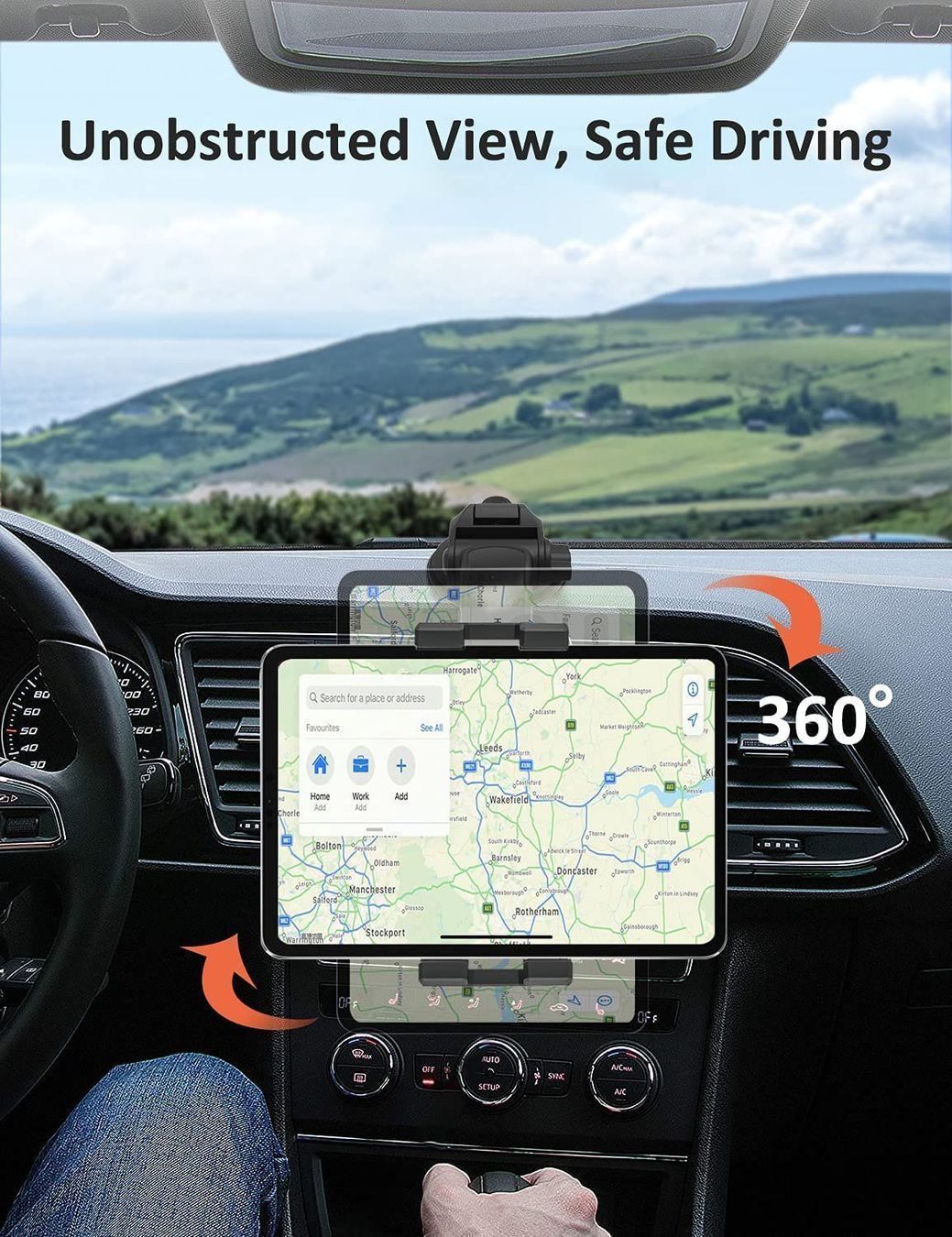 Tutti i ricambio: Support iPad tablette natel voiture ventouse iPhonesamsung – Nuovo e nell'imballaggio originale da Morges venduto da Carskin 3